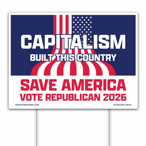 Capitalism Yard Sign