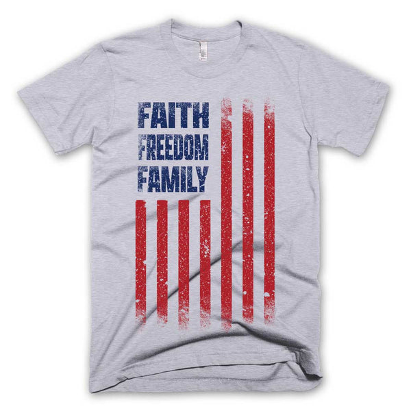 Faith Freedom Family T-shirt