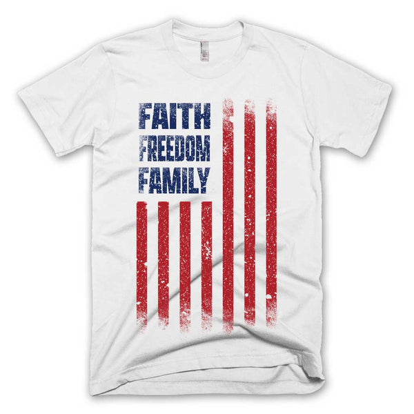 Faith Freedom Family T-shirt