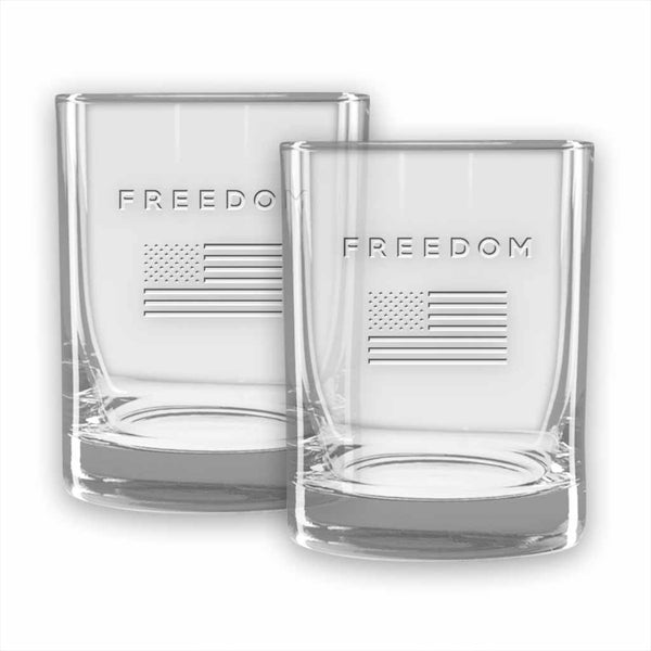 Freedom - Double Old Fashioned Glasses (set of 2)