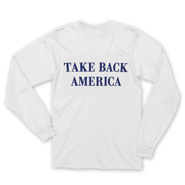 Trump Vance 2024 Long Sleeve Tee - White