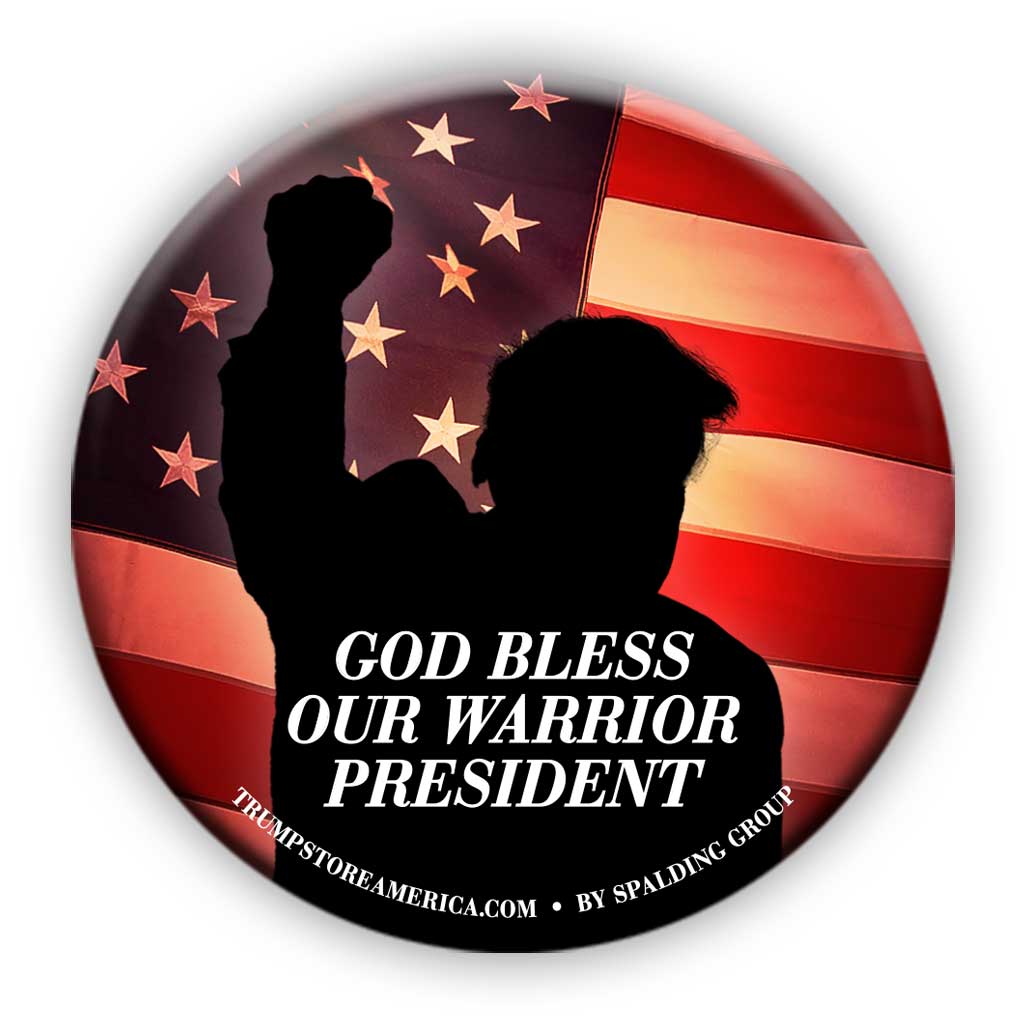 Warrior President Button