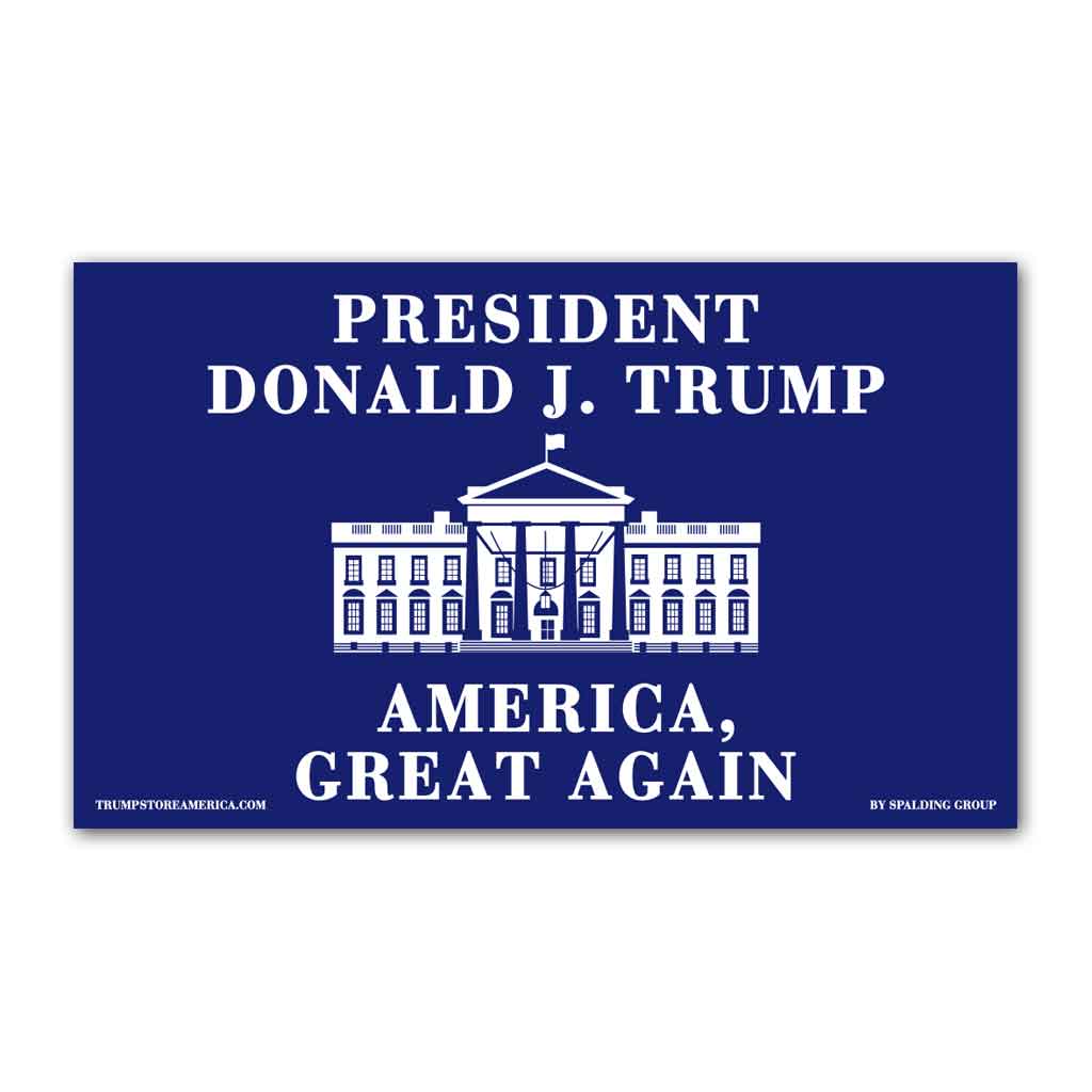 Trump White House Vinyl 5' x 3' Banner