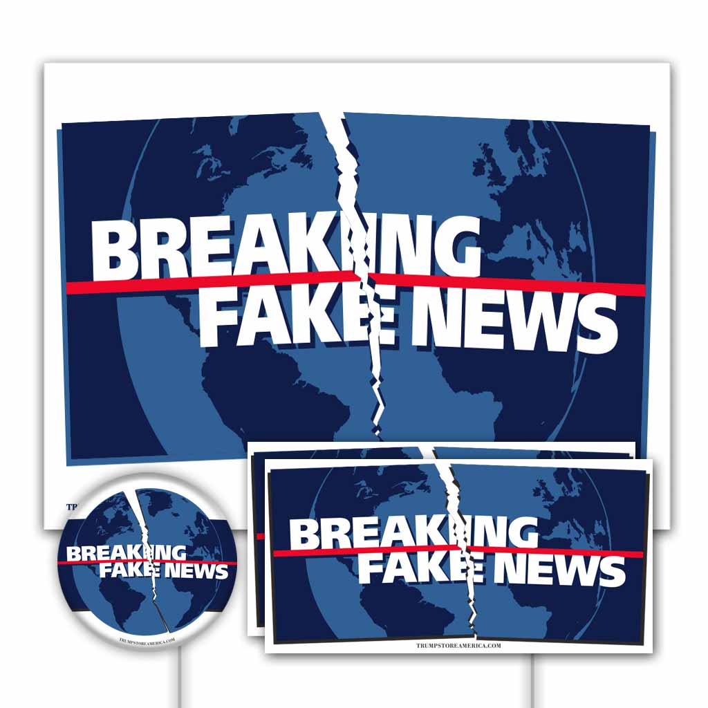 Yard Sign Kit - Breaking Fake News